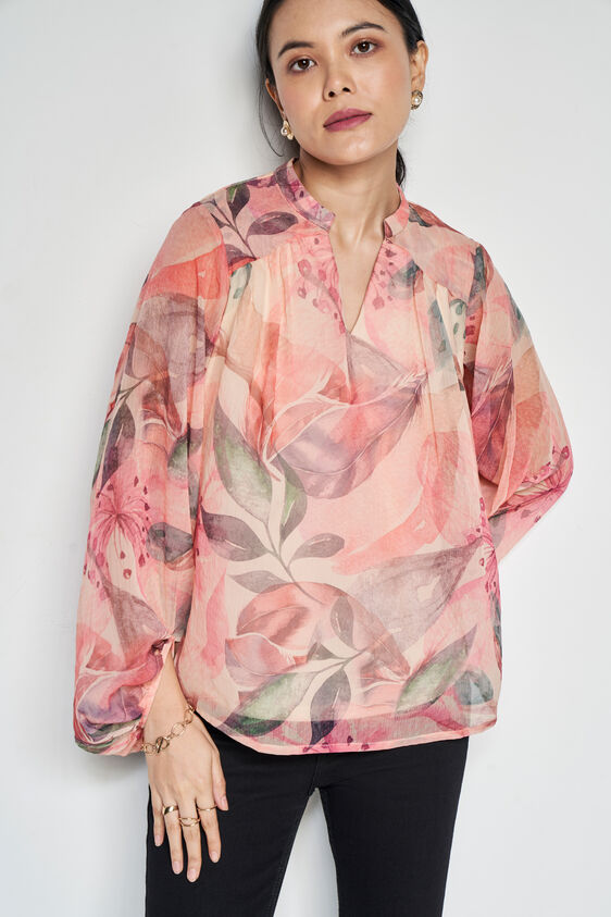 Rose Quartz A-Line Top, Pink, image 1