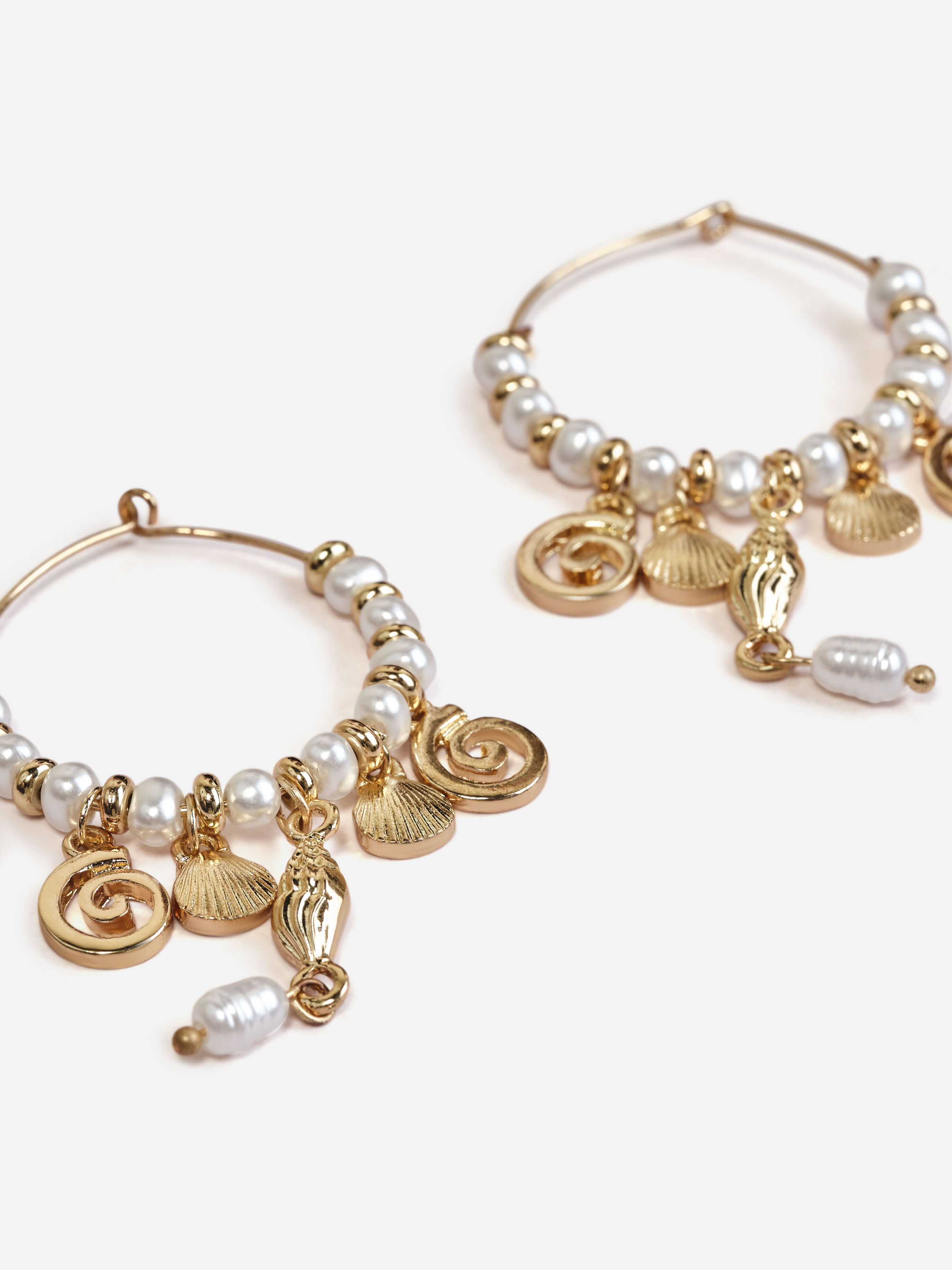 Coastal Charm Hoop Earrings, , image 2