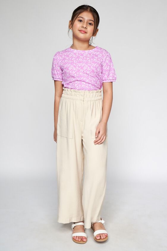 3 - Lilac Floral Straight Top, image 3