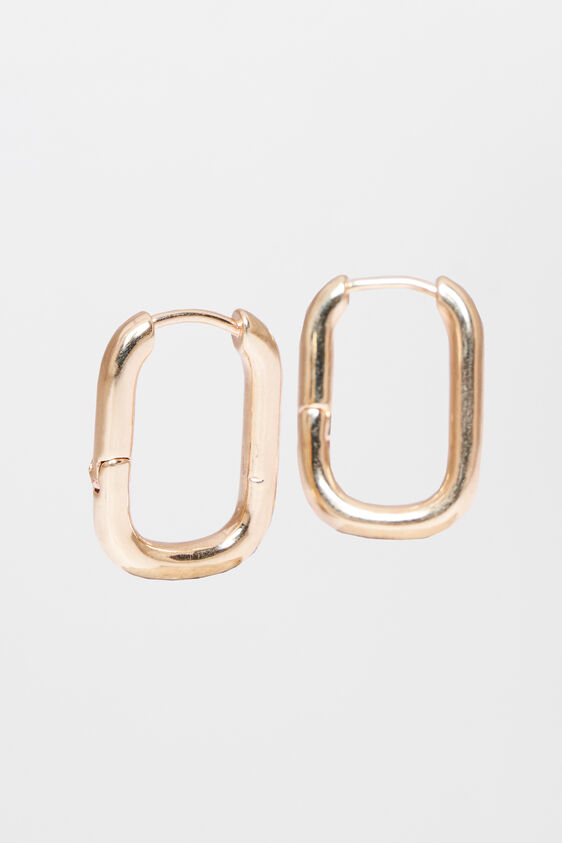 Gold Brass Earring, , image 3