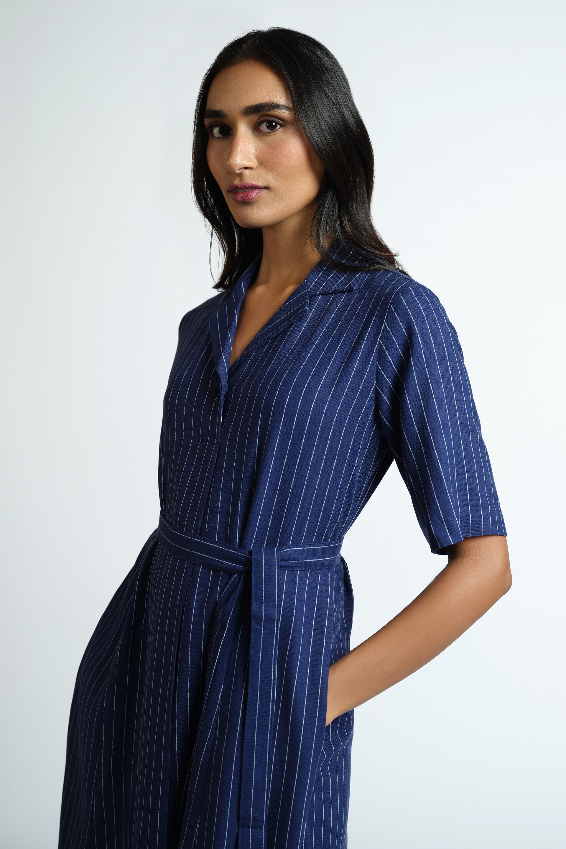 Brunch To Business Dress, Navy, image 4