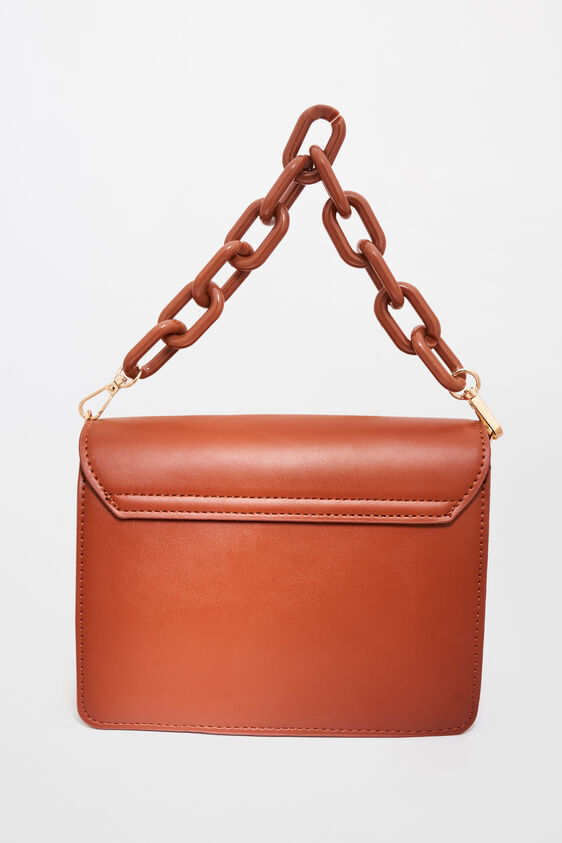 Tan Sling Bag, , image 1