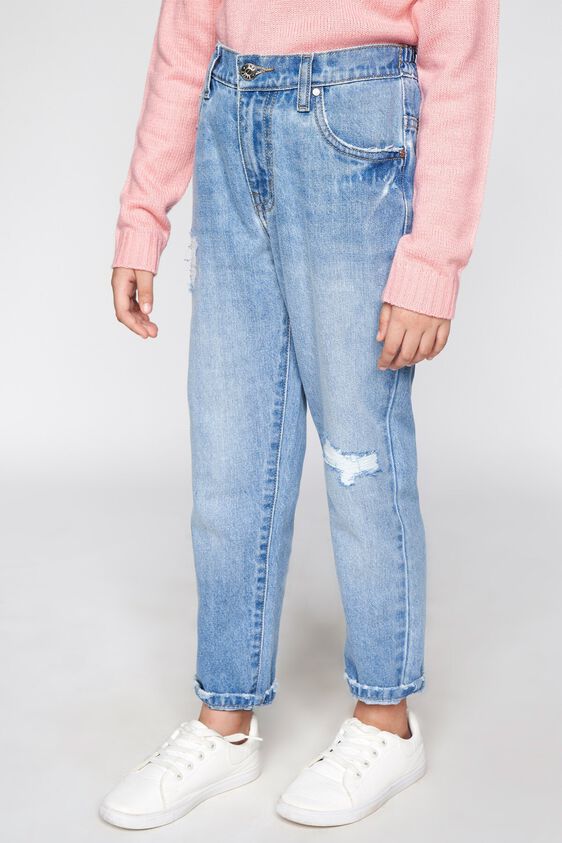 8 - Light Blue Solid Straight Bottom, image 8
