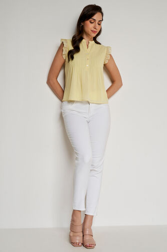 Solid Straight Top, Yellow, image 4