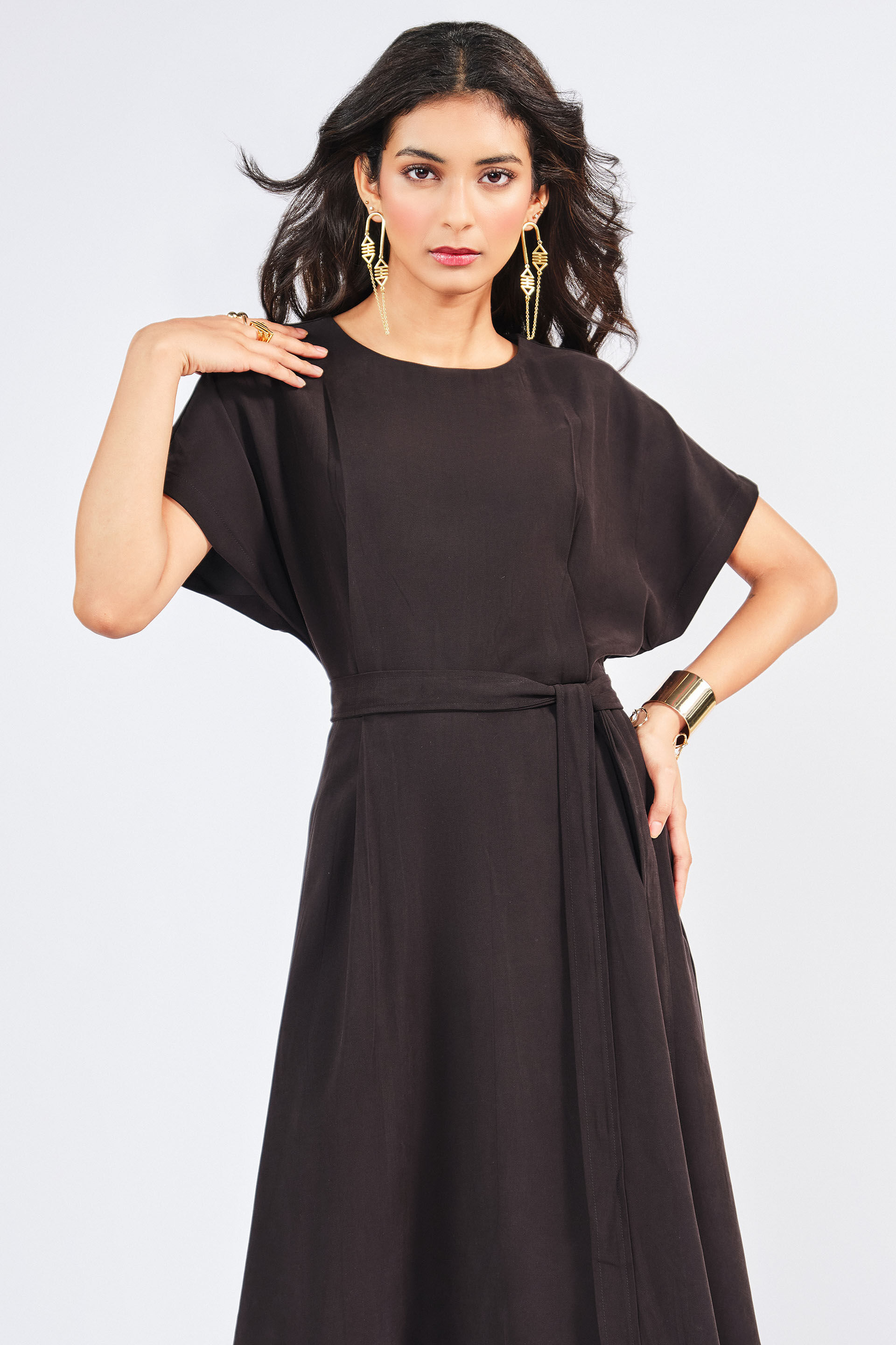 Marston Dress, Black, image 2