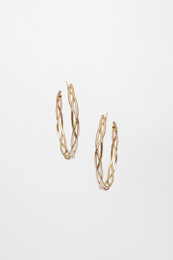Gold Brass Earring, , image 1