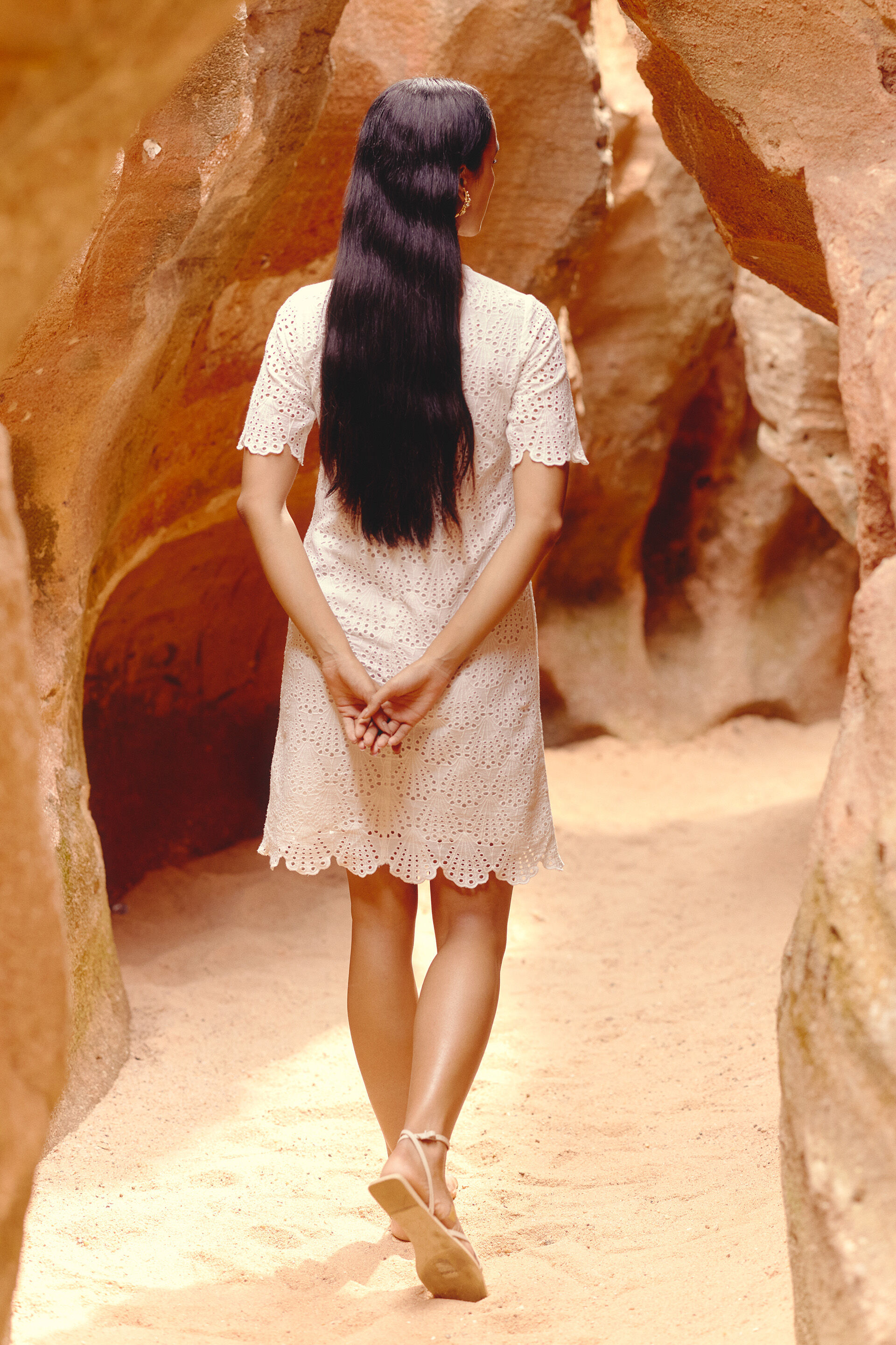 Delray Dress, White, image 4