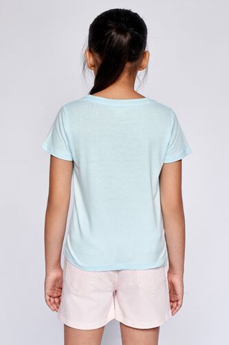 5 - Powder Blue Graphic Straight Top, image 5