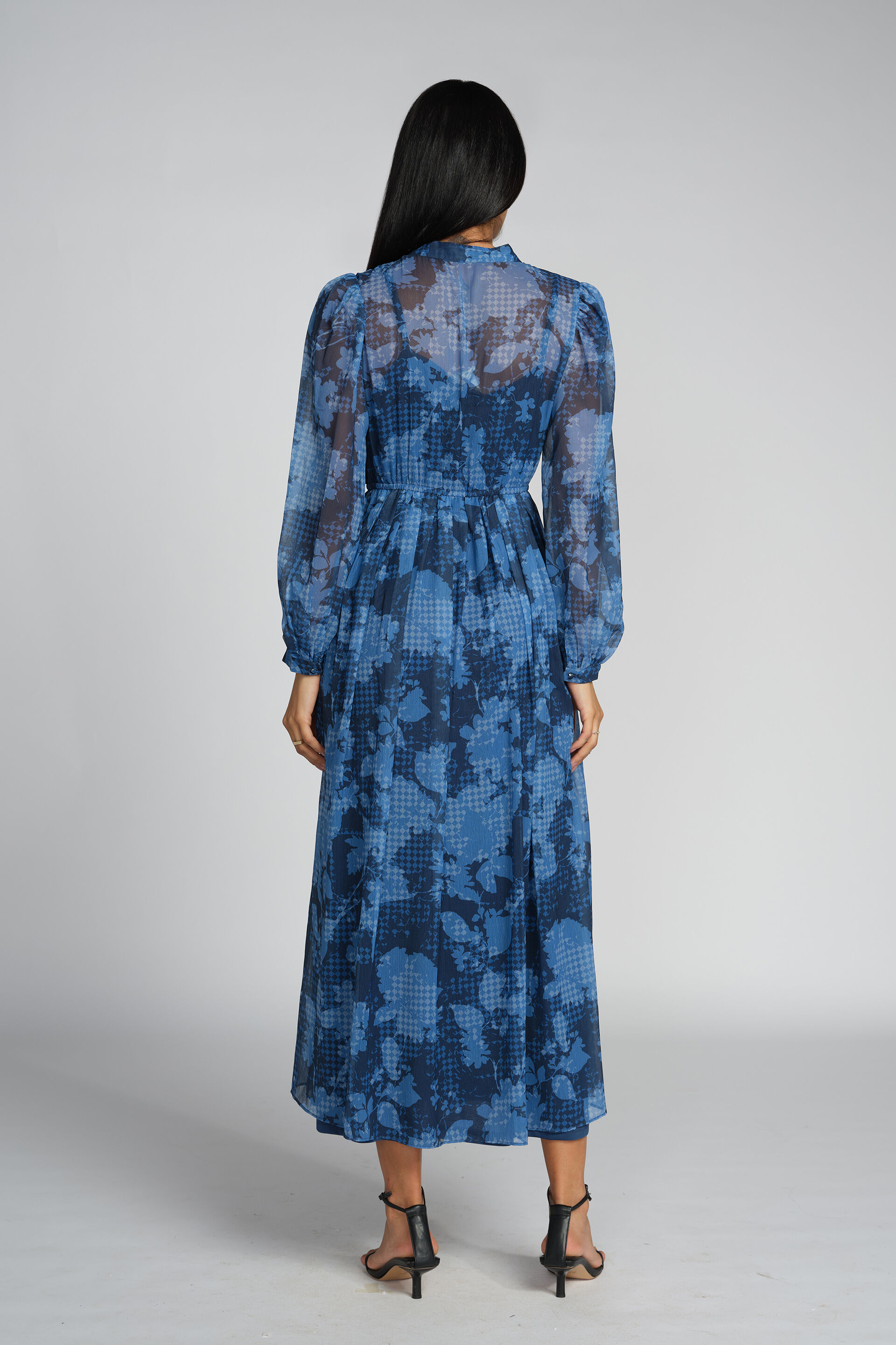 Delilah Maxi Dress, Blue, image 2