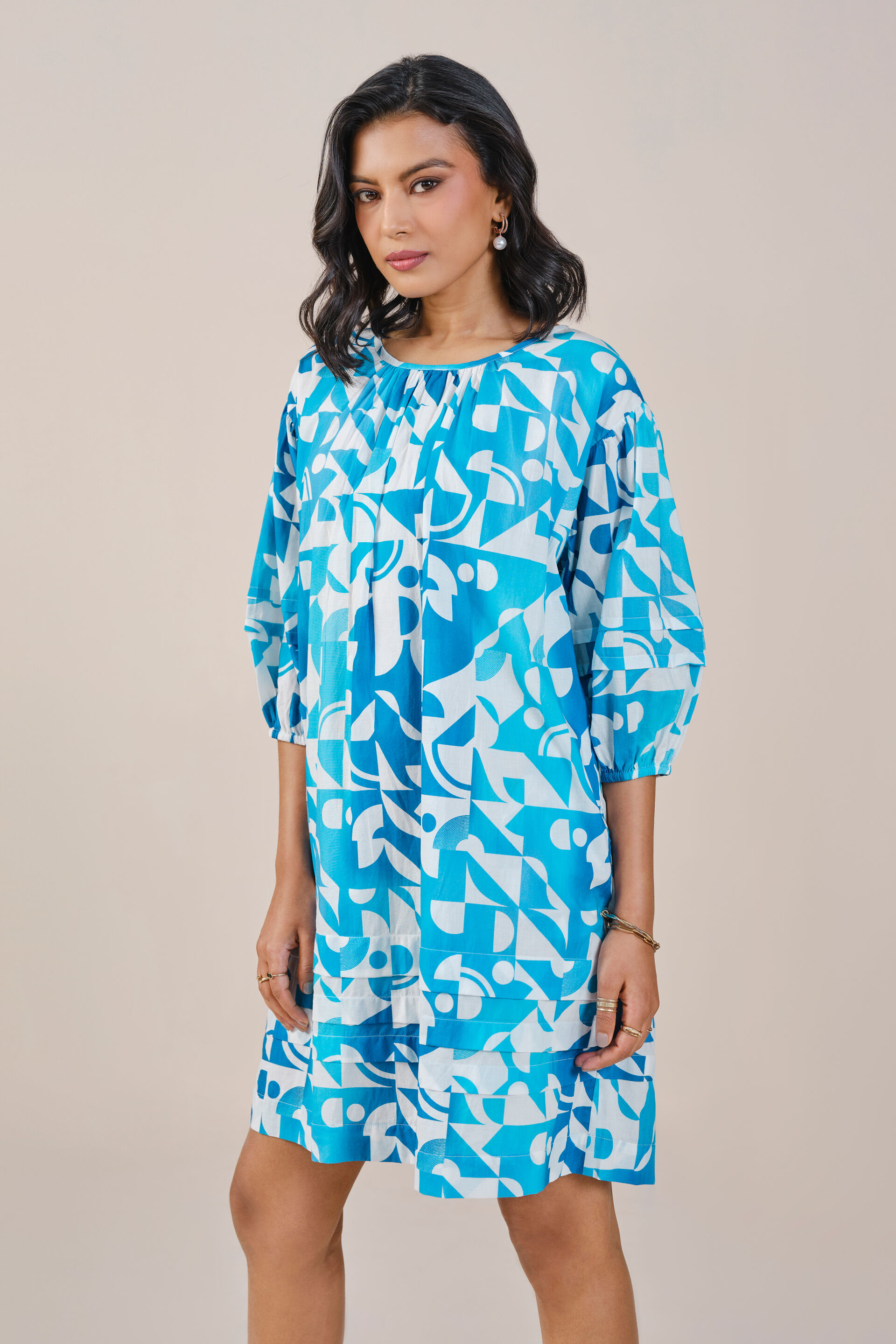 Azure Dreams Dress, Blue, image 3