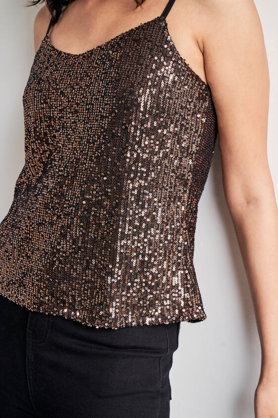 Straight Geometric Top, Black, image 2