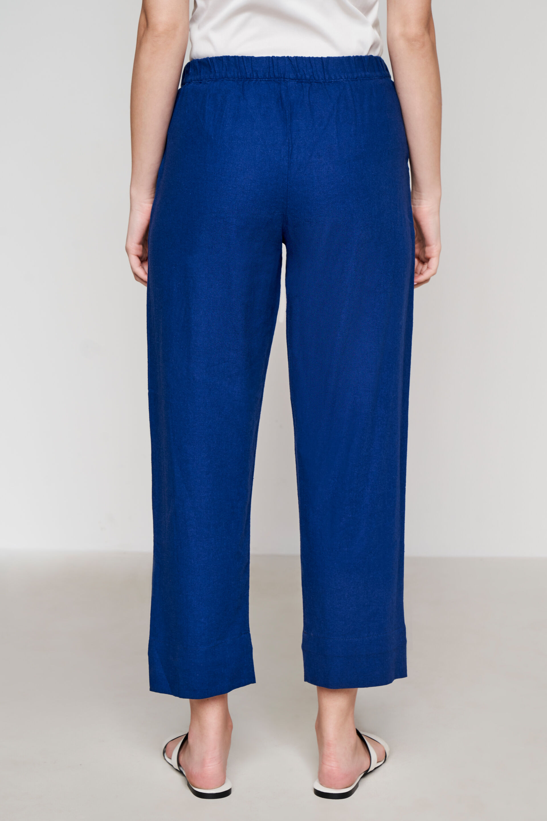 Buy our Royal Blue Solid Straight Bottom online from ANDIndia SC SS23AJ095BTLV
