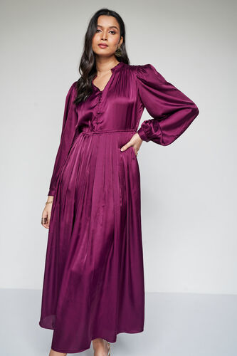 Diana Maxi Dress, Wine, image 2