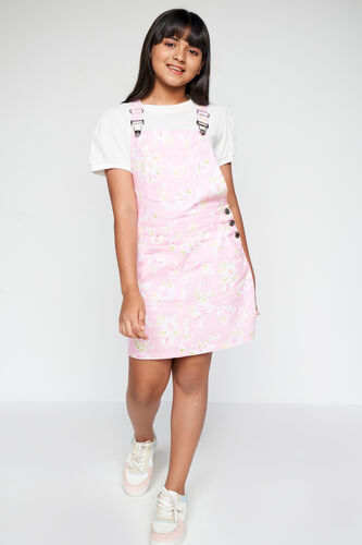 Flower Party Dungaree, Pink, image 2
