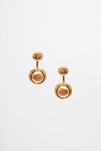 Glam Button Earrings, , image 1