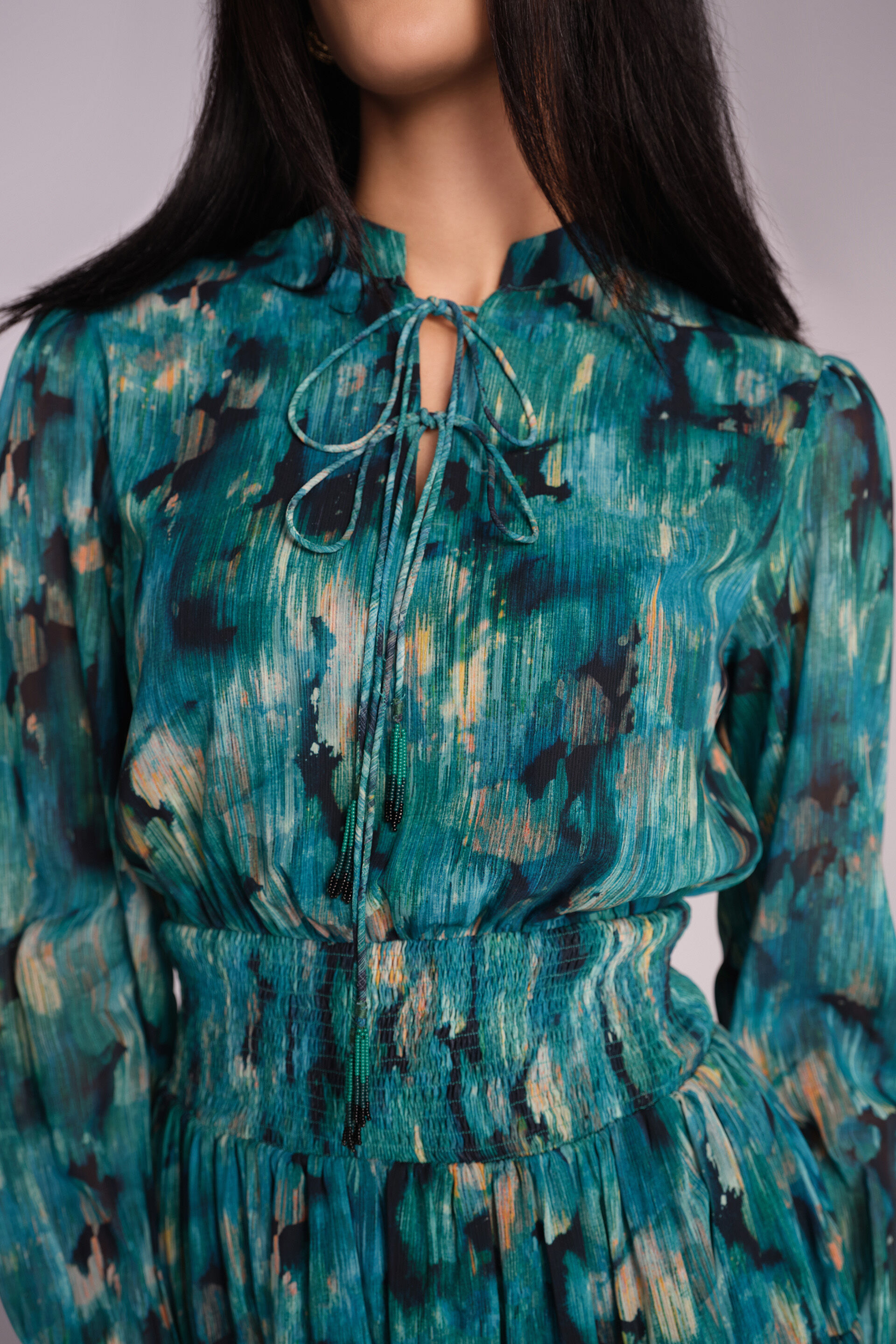 Enchanted Grove Dress, Green, image 5