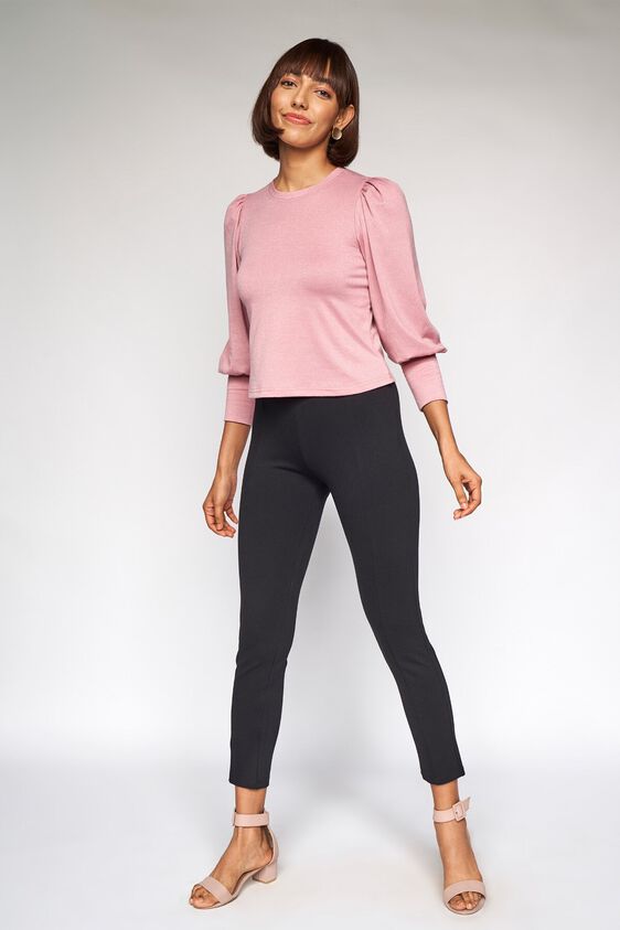 2 - Blush Solid Straight Top, image 2