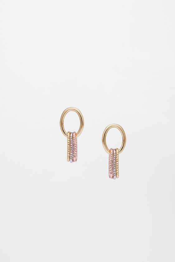 Multi Brass Earring, , image 1