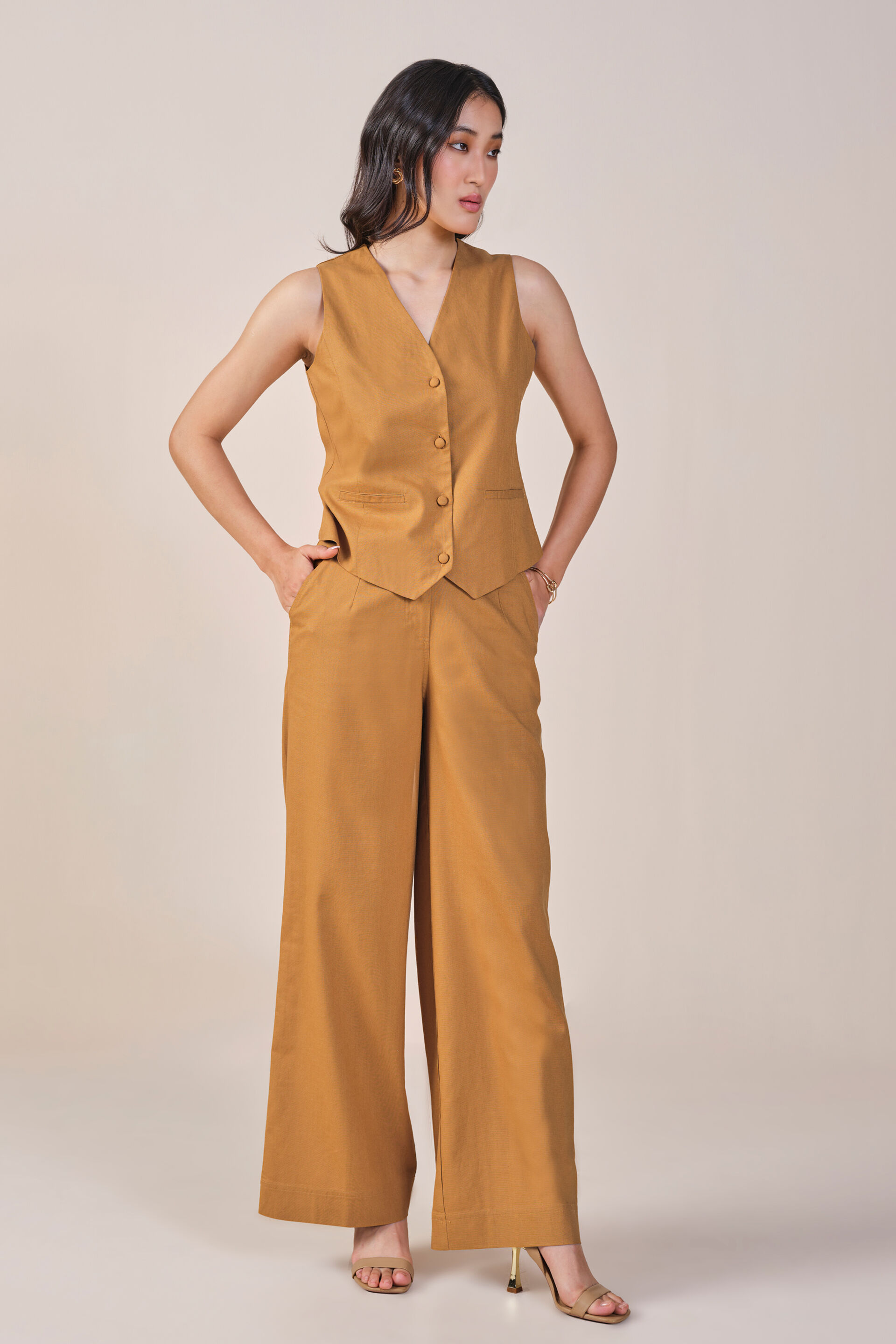 Pecan Co-ord Set, Brown, image 5