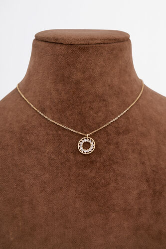 Gold Brass Neckpiece, , image 1
