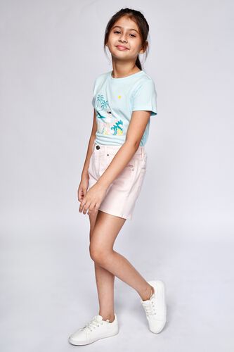 6 - Powder Blue Graphic Straight Top, image 6