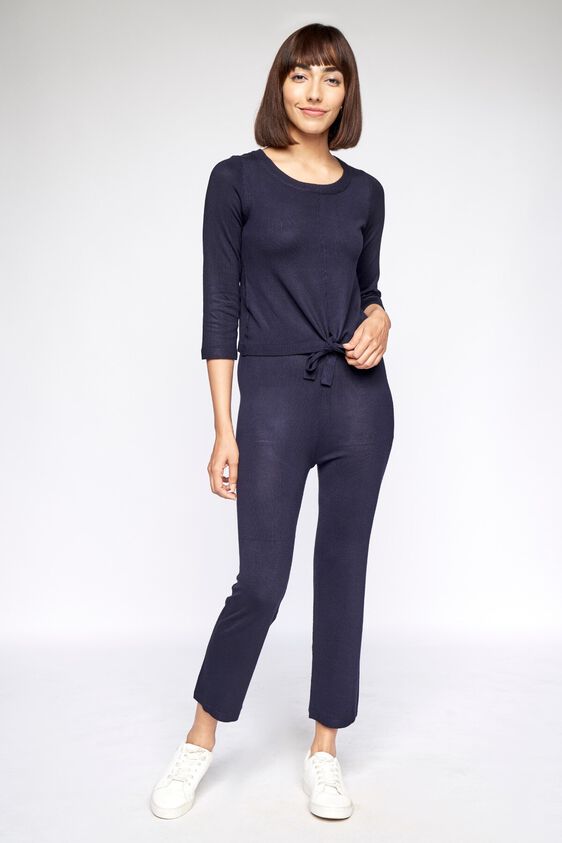 3 - Navy Slim Fit Cropped Set, image 3