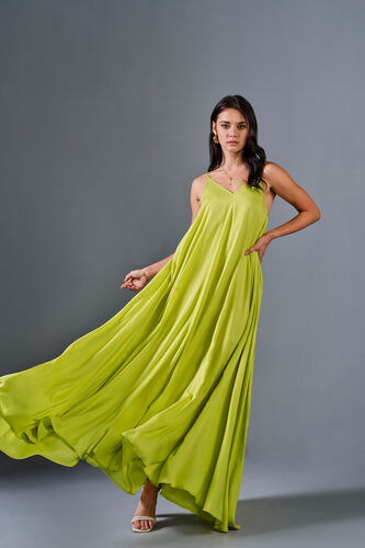 Clover Dream Modal Maxi Dress, Green, image 5