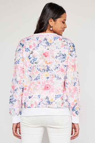 Multi Color Floral Straight Top, Multi Color, image 2