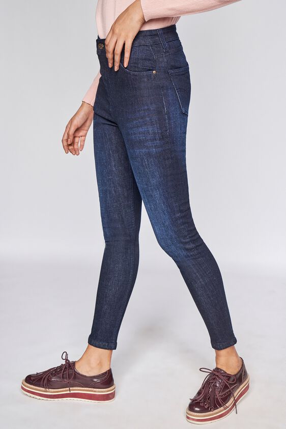 4 - Dark Blue Self Design  Bottom, image 4