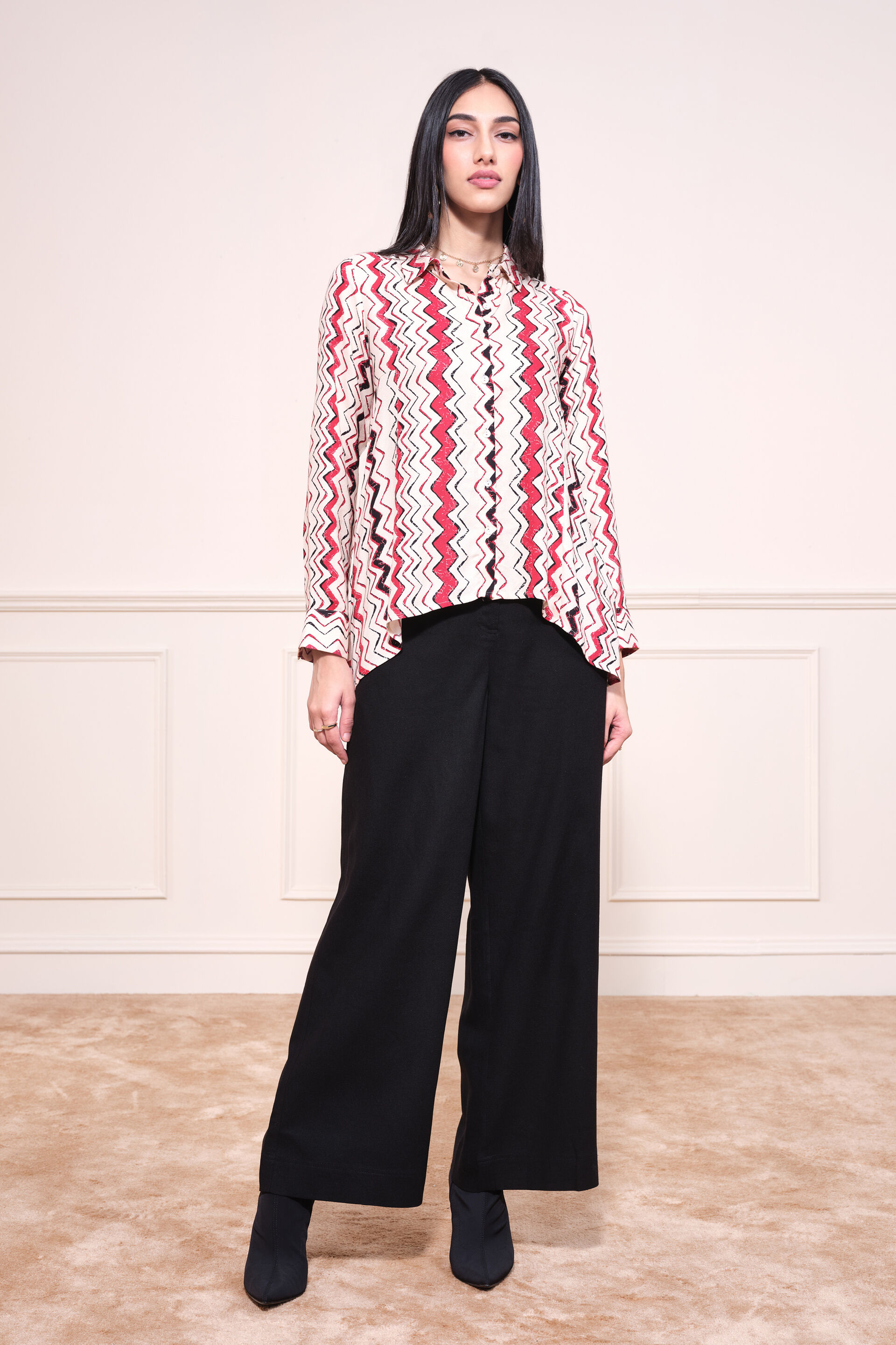 Caera Shirt, Cream, image 4