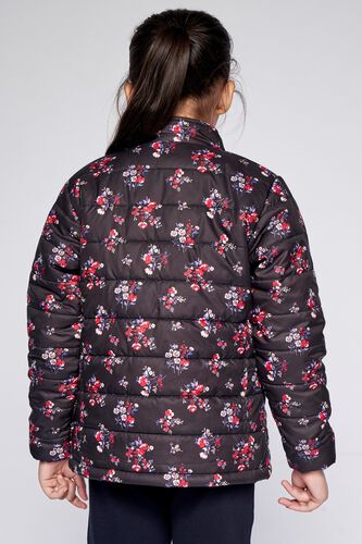 3 - Black Floral Straight Jacket, image 3