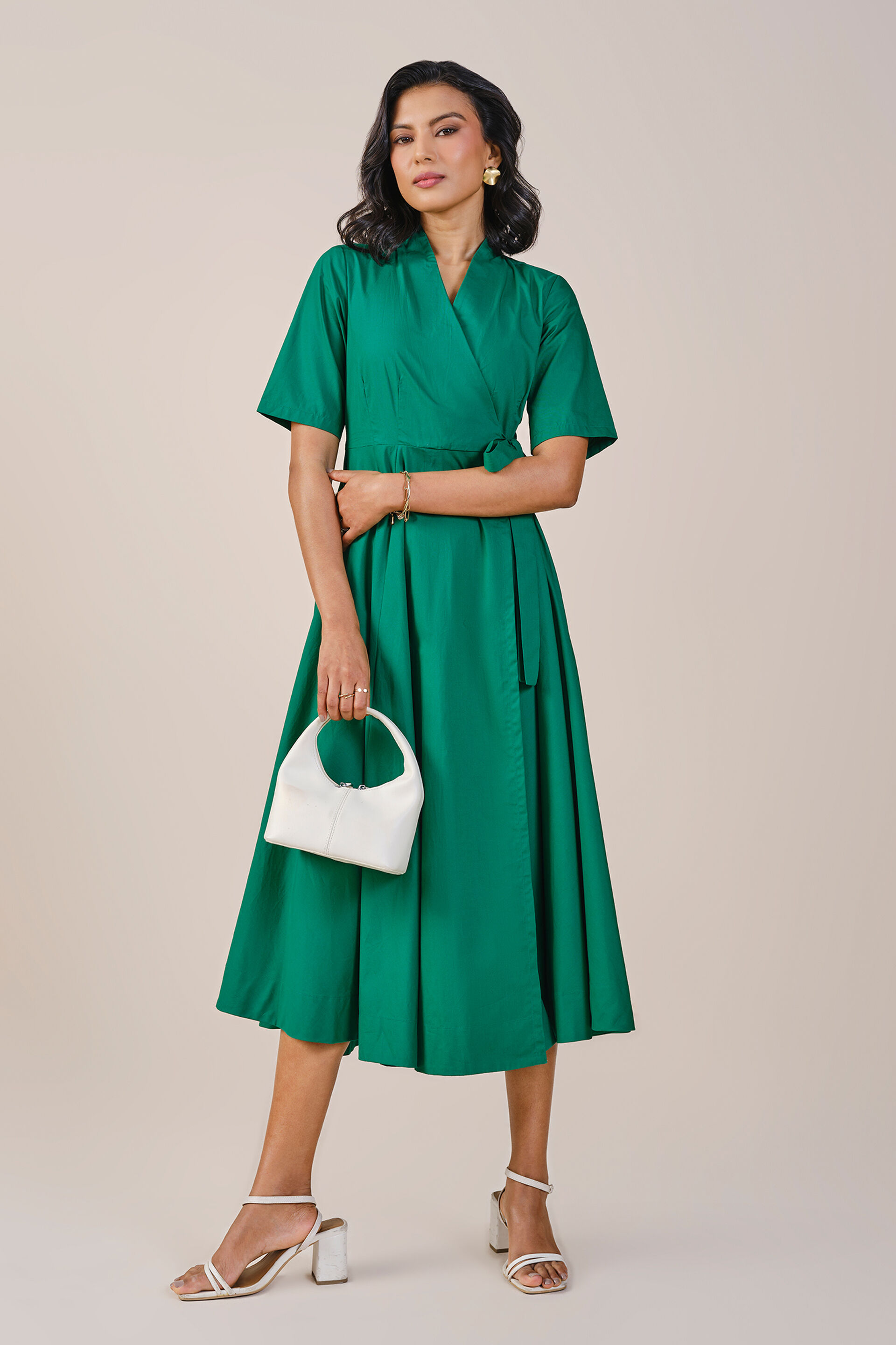 Buy our Dreaming In Jade Dress online from ANDIndia SC S24R55DR