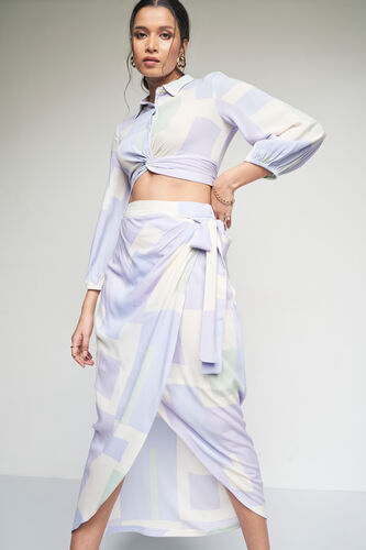 Subtle Shapes Co-ords Set, Powder Blue, image 2
