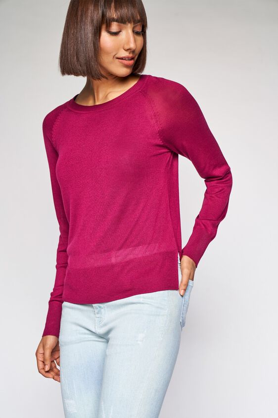 3 - Wine Self Design A-Line Top, image 3