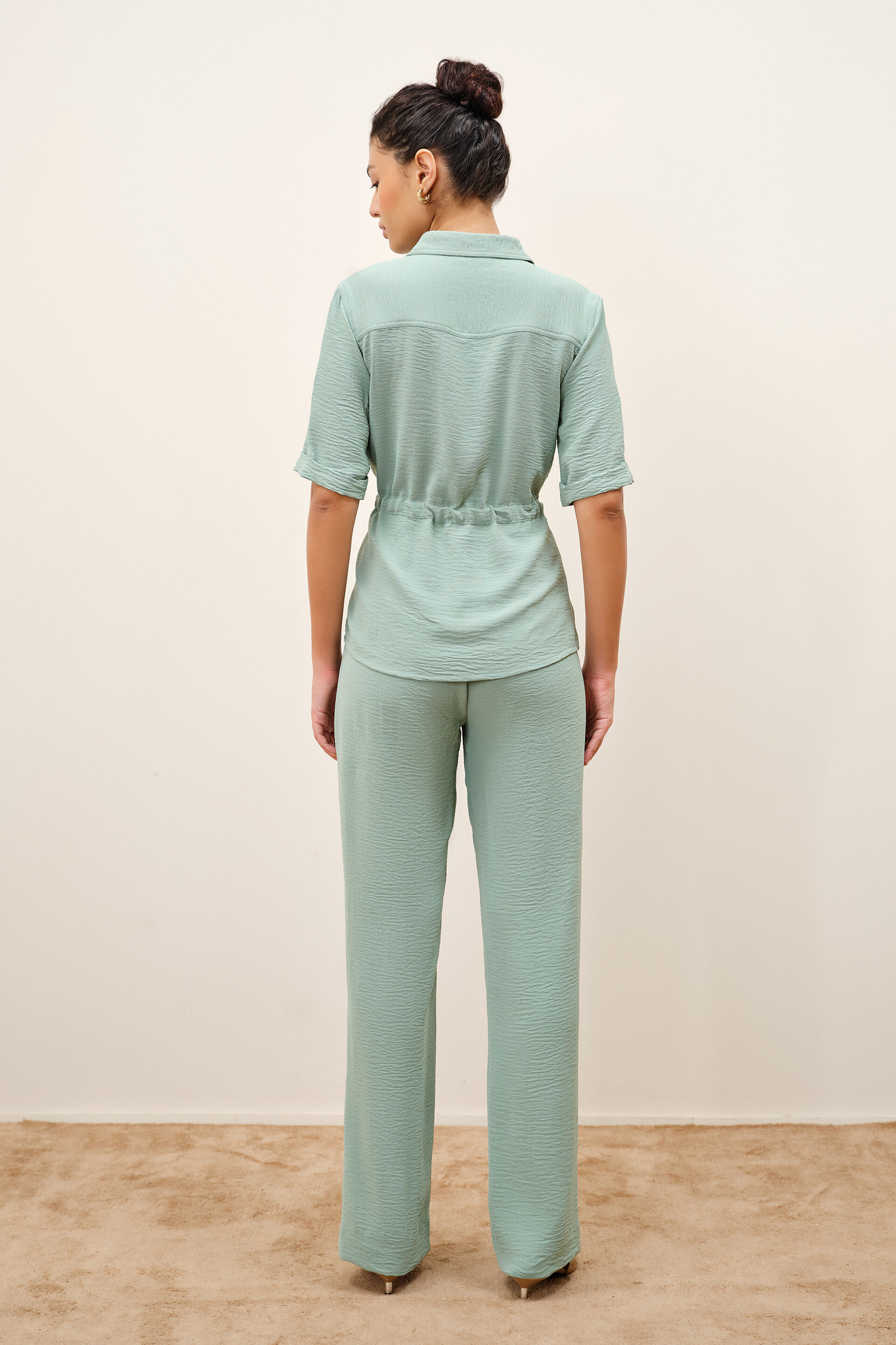 Alora Sage Co-ord Set, Sage Green, image 5