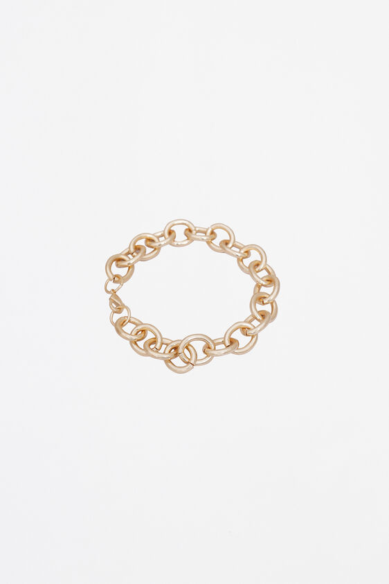 Gold Chain Bracelet, , image 1