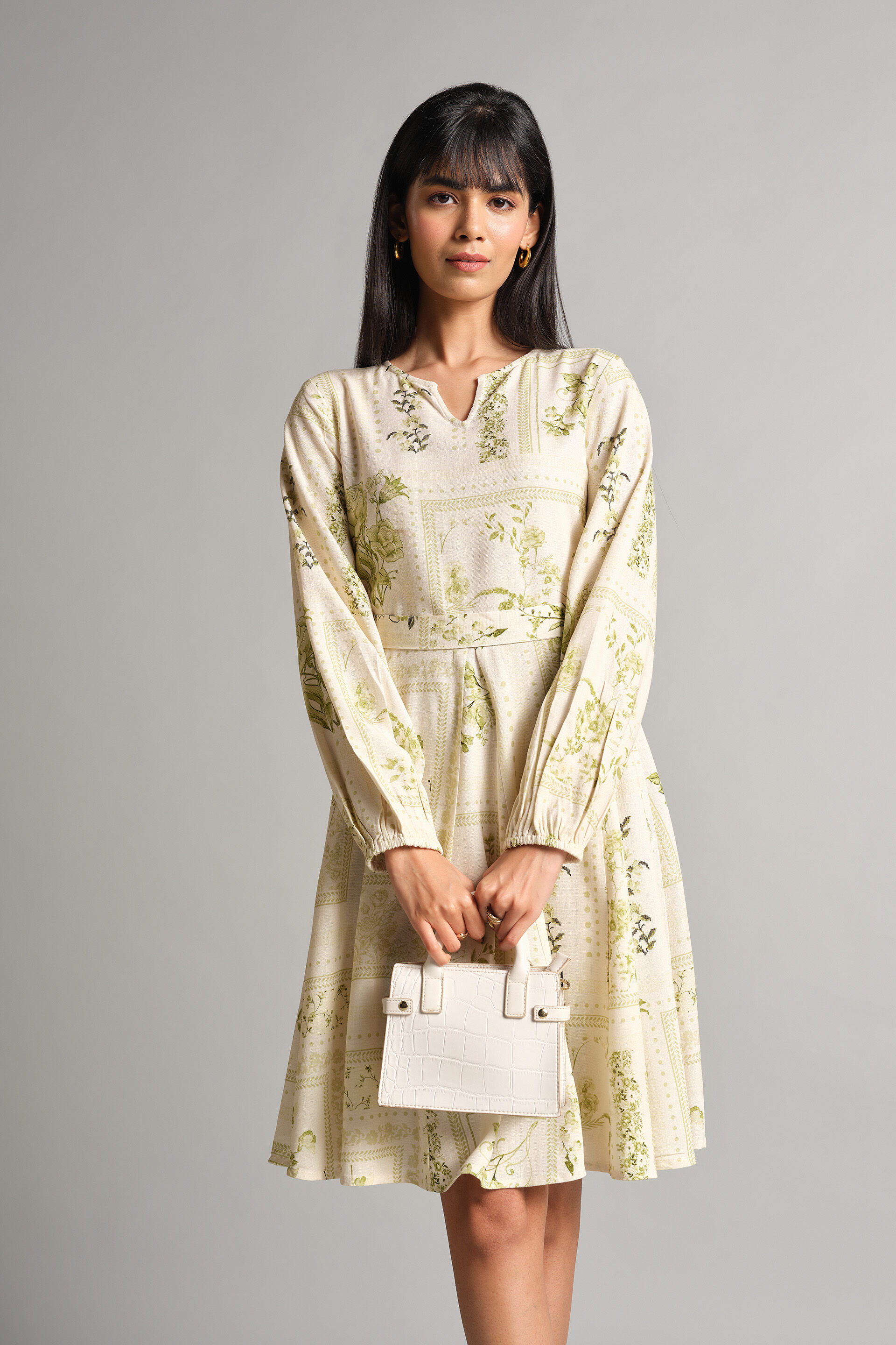 White Of Nature Dress, White, image 2