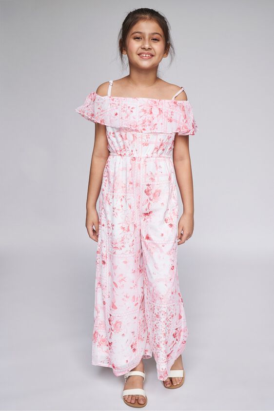 4 - Pink Floral Straight Jumpsuit, image 4