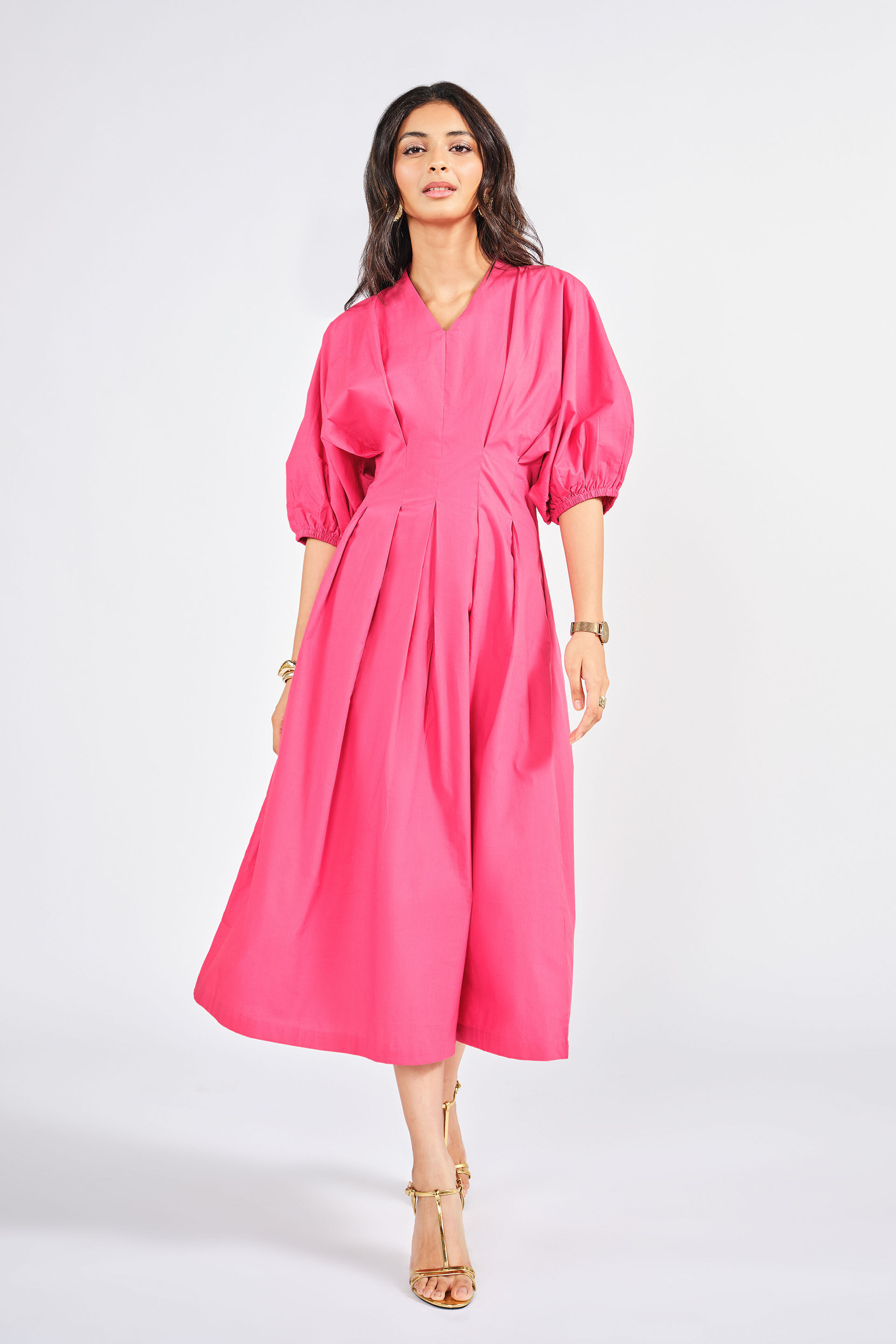 Summer Sorbet Pink Dress, Pink, image 1
