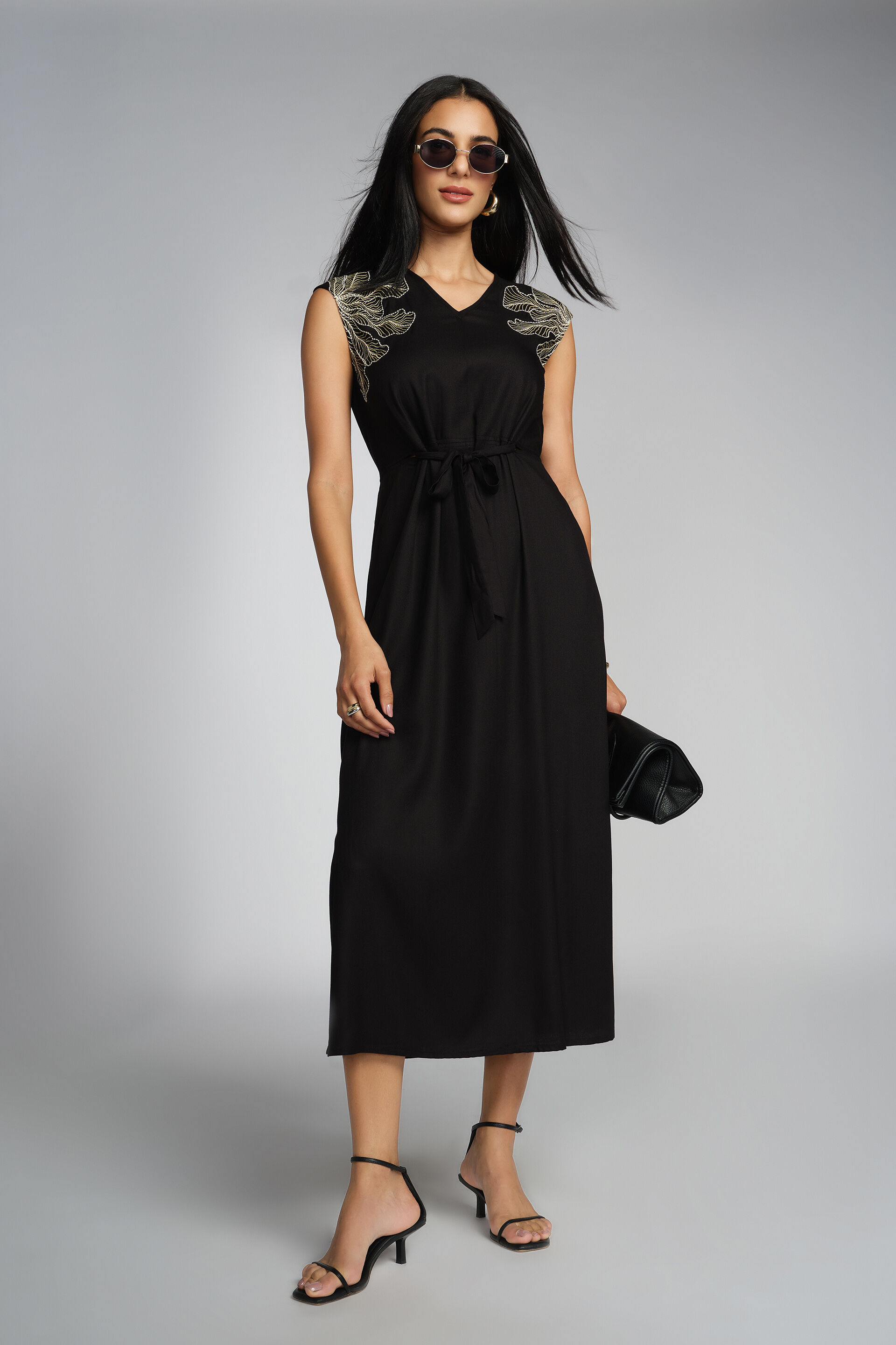 Tamala Dress, Black, image 1