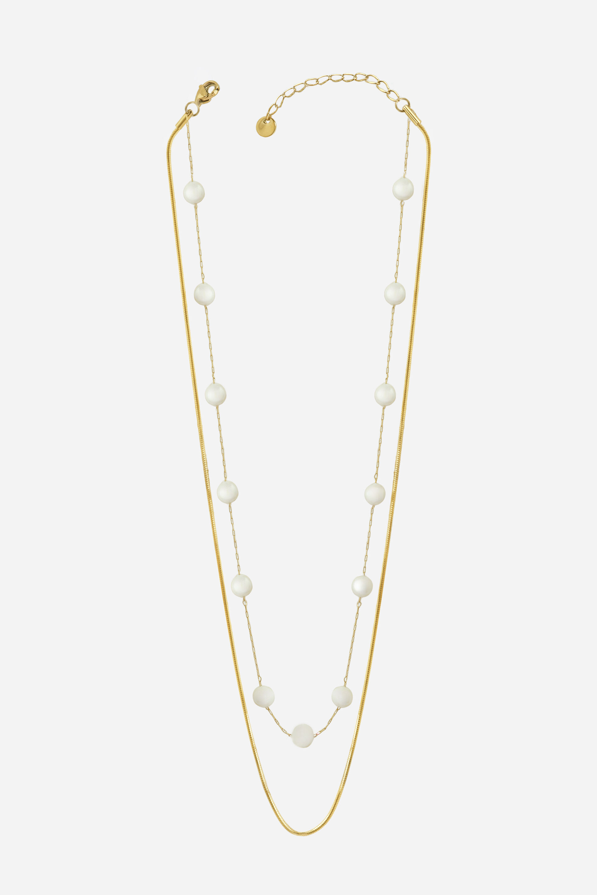 Timeless Pearl Layered Necklace, , image 1