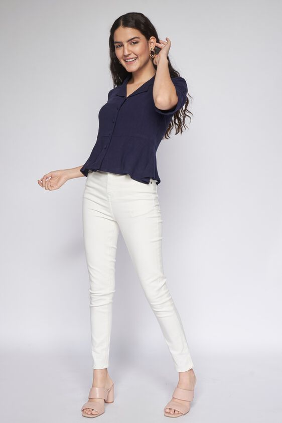 3 - Navy Solid Curved Set, image 3