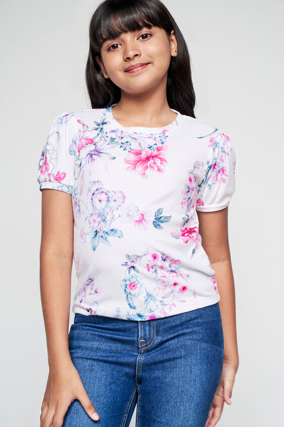 Flora sweatshirt, White, image 1