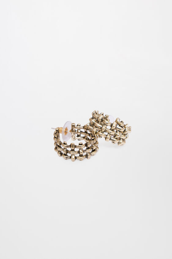 Gold Metal Earring, , image 1