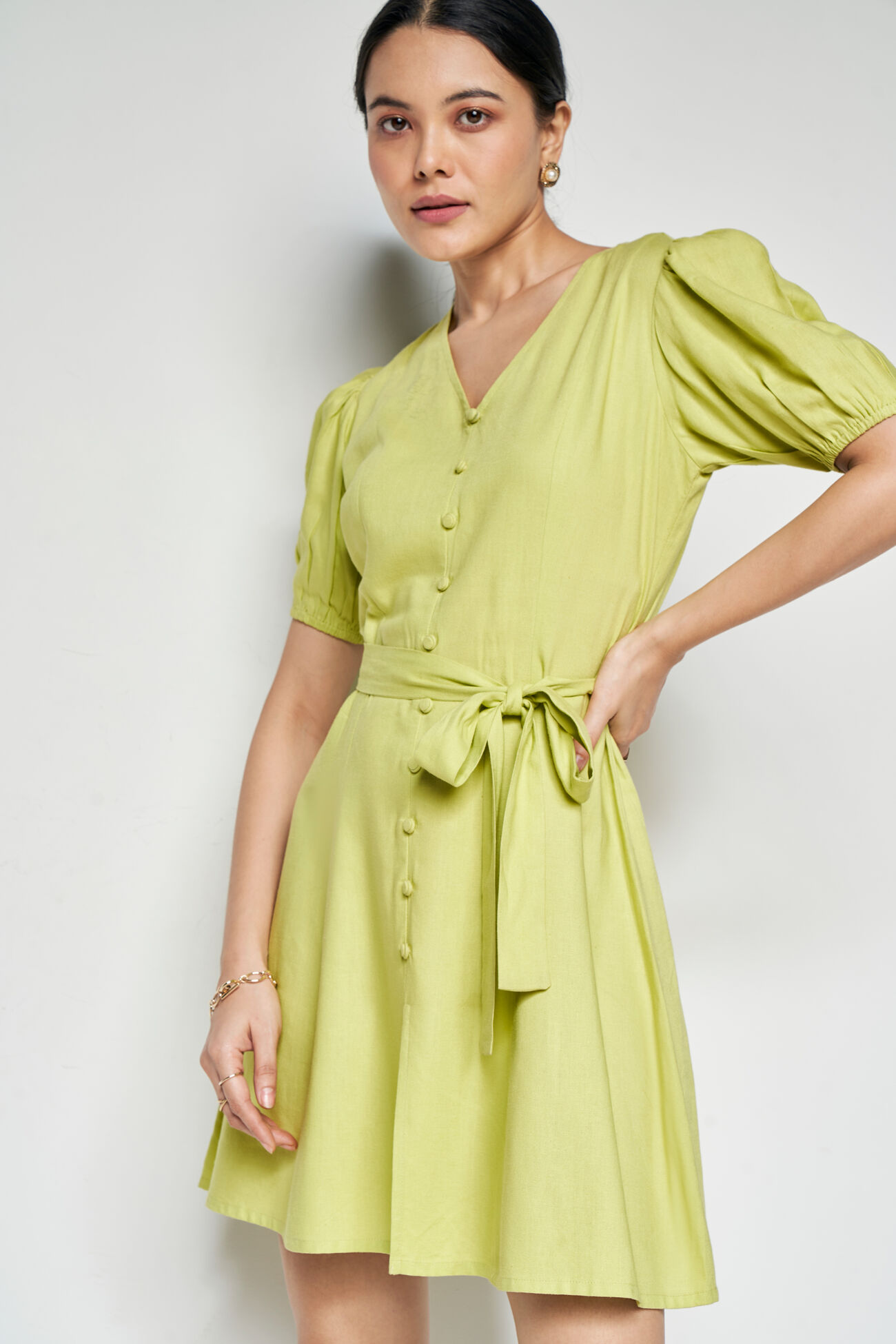 Star In Your Eyes Dress, Lime Green, image 9