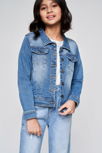 Blue Denim Jacket, Blue, image 2