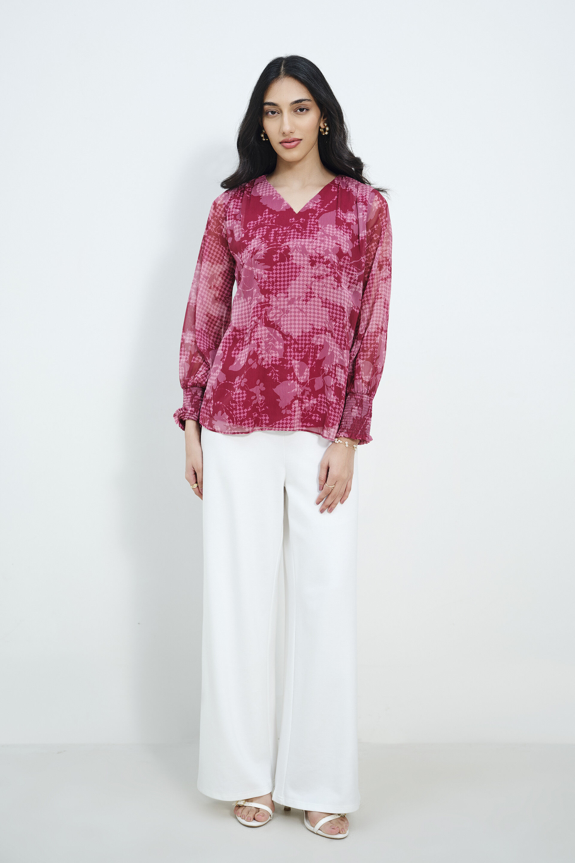 Canvas of Pink Top, Pink, image 1