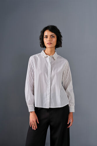 Corp-Core Cotton Shirt, White, image 1