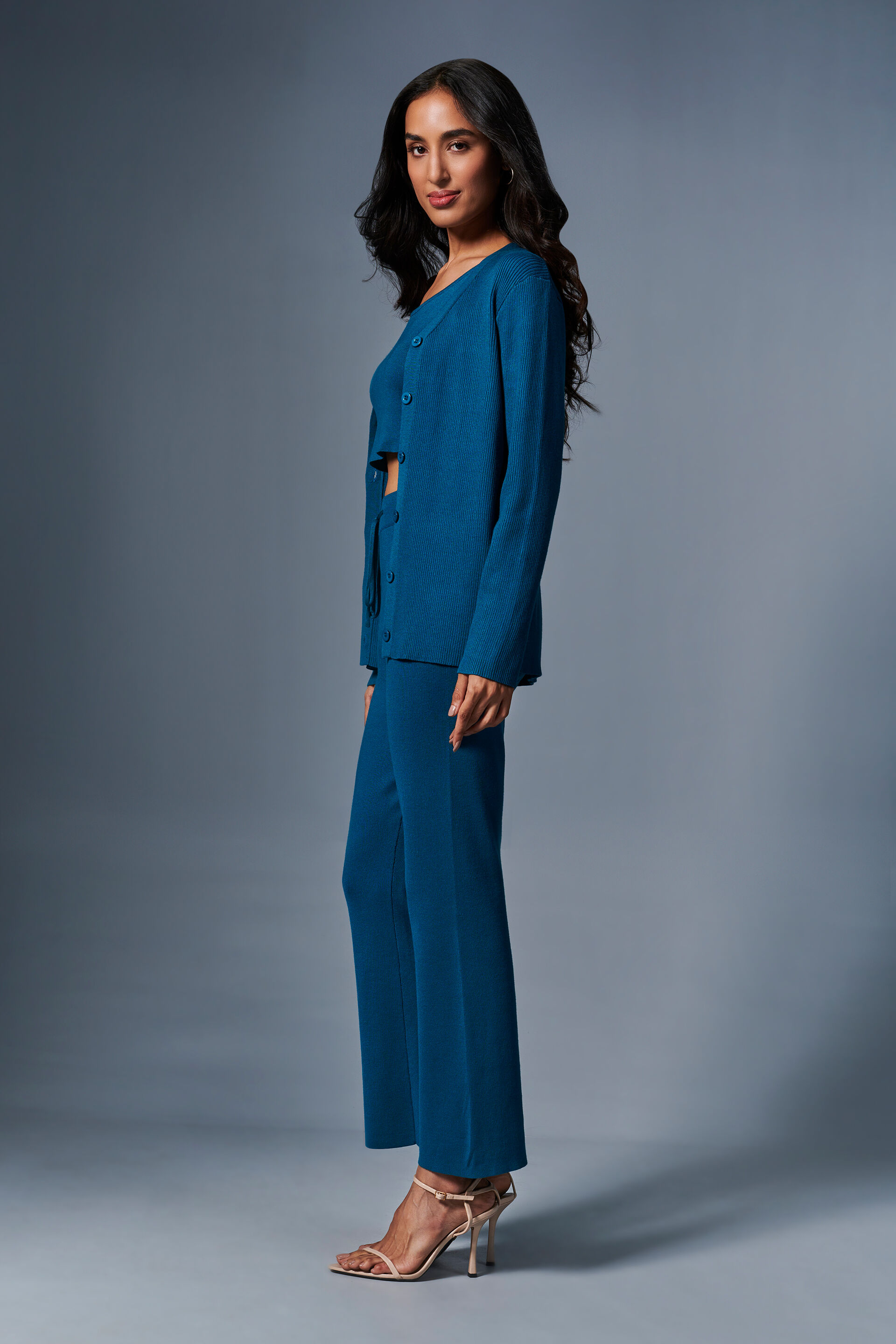 Jane Co-ords Set, Teal, image 2