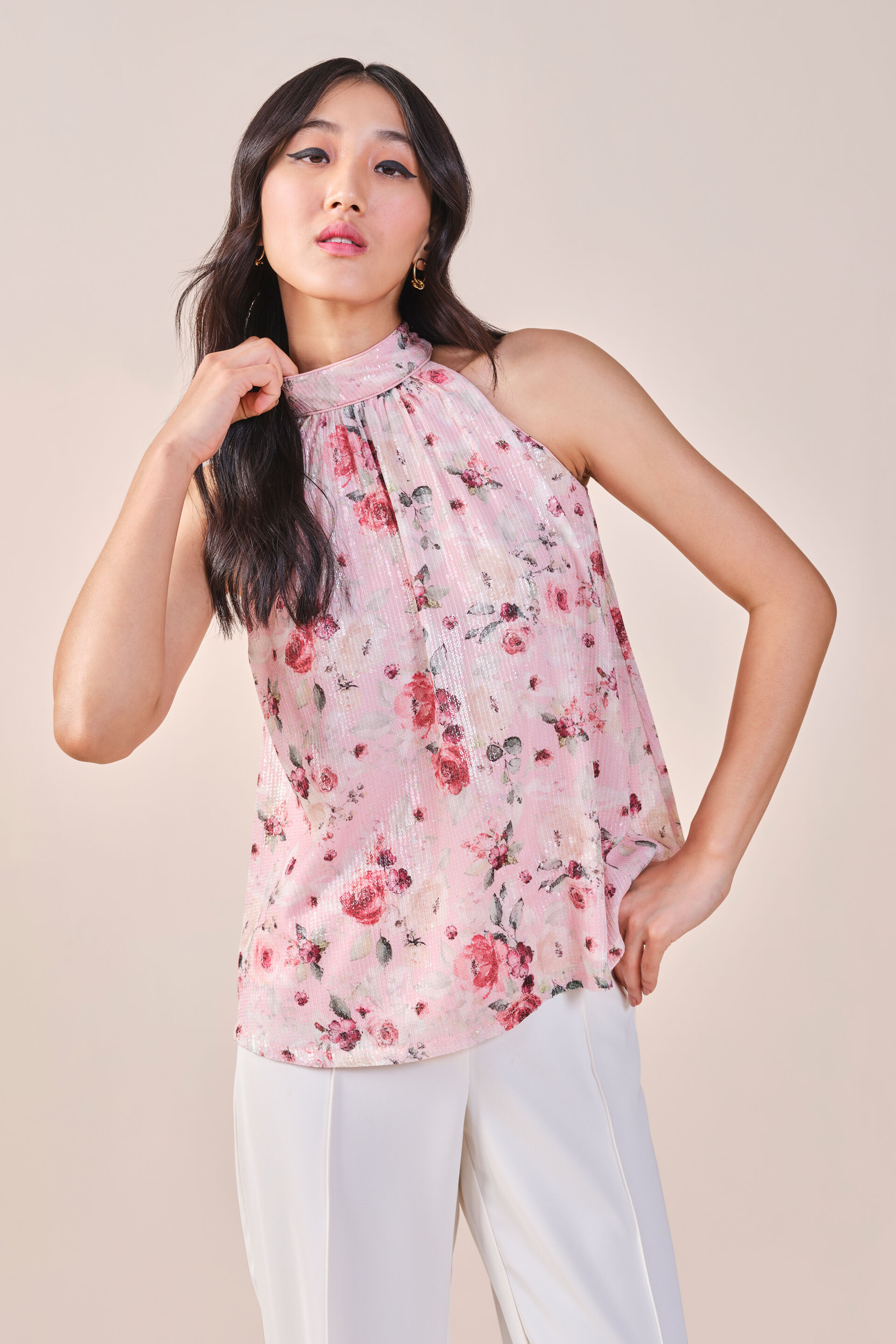 Pink Posey Top, Pink, image 3